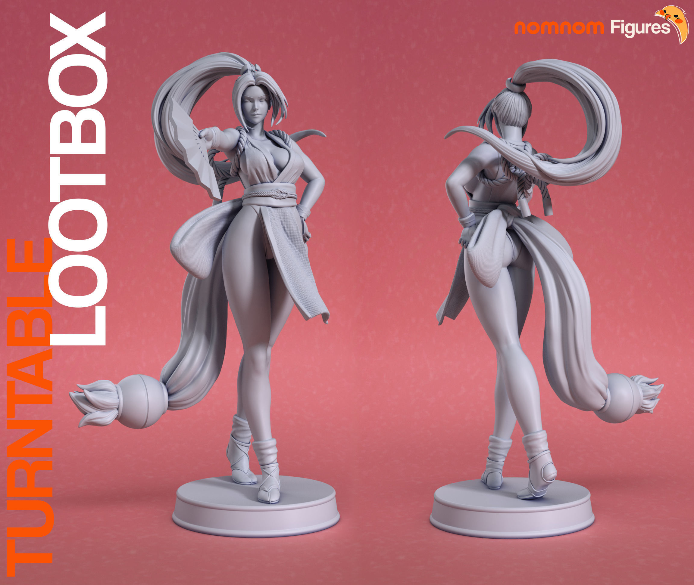 Mai Shiranui - King of Fighters 3D print model_2