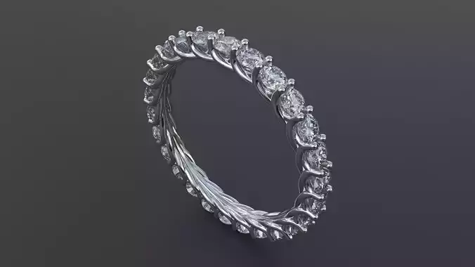 Trellis Eternity Ring