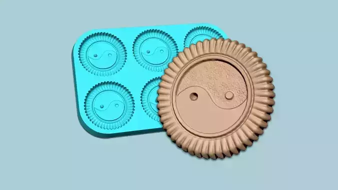 Cookie Mould 21 - Biscuit Silicon Molding