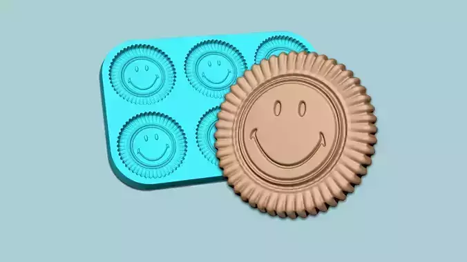 Cookie Mould 17 - Biscuit Silicon Molding 3D print model