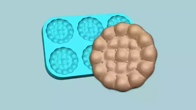 Cookie Mould 15 - Biscuit Silicon Molding 3D print model
