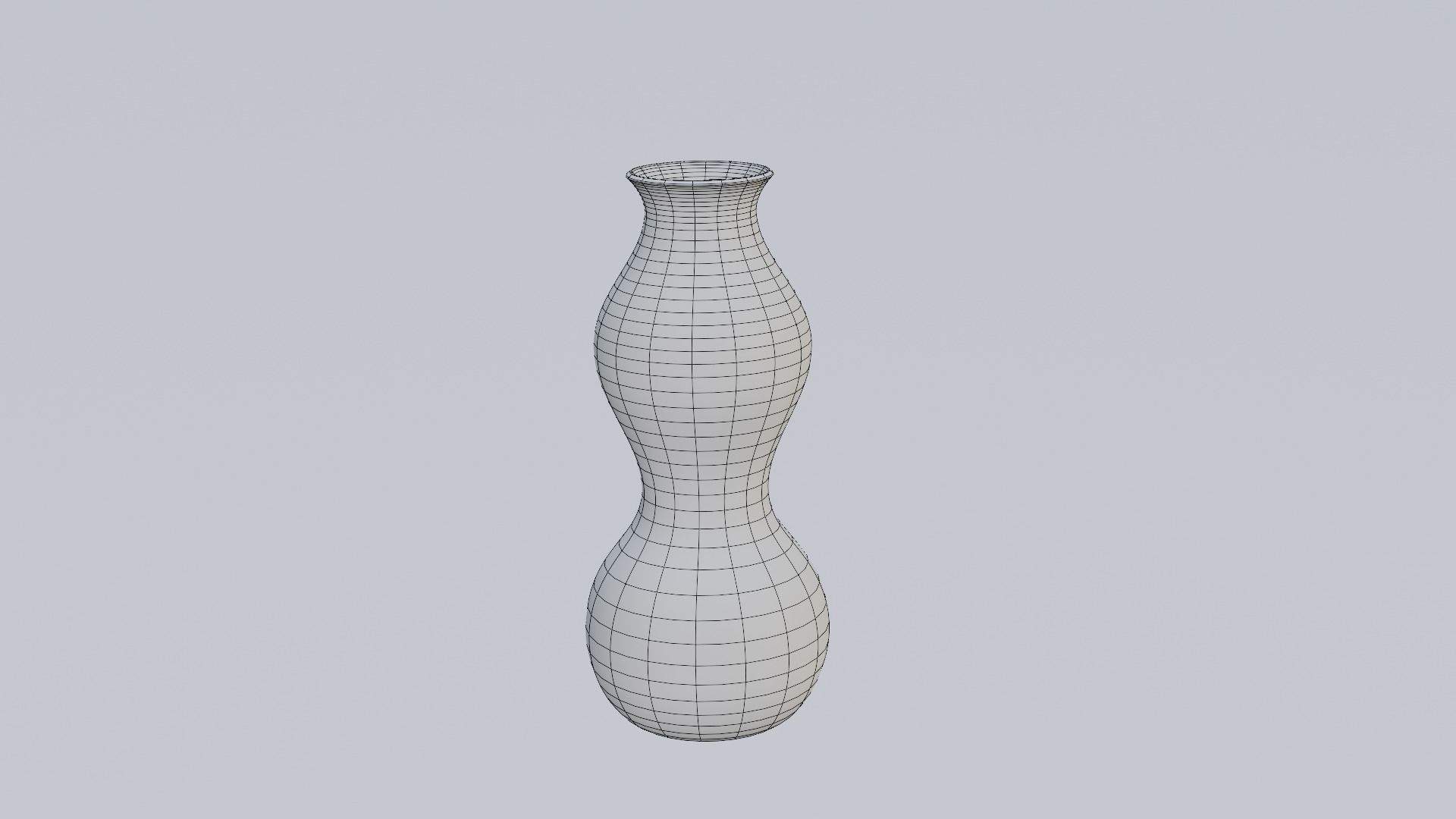 Set of realistic 3D models of ceramic black vases 3D model_8