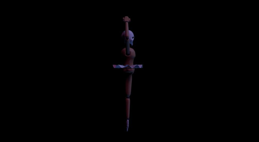 Minnireena Low-poly 3D model_3