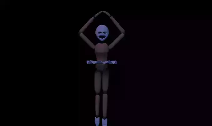 Minnireena Low-poly 3D model