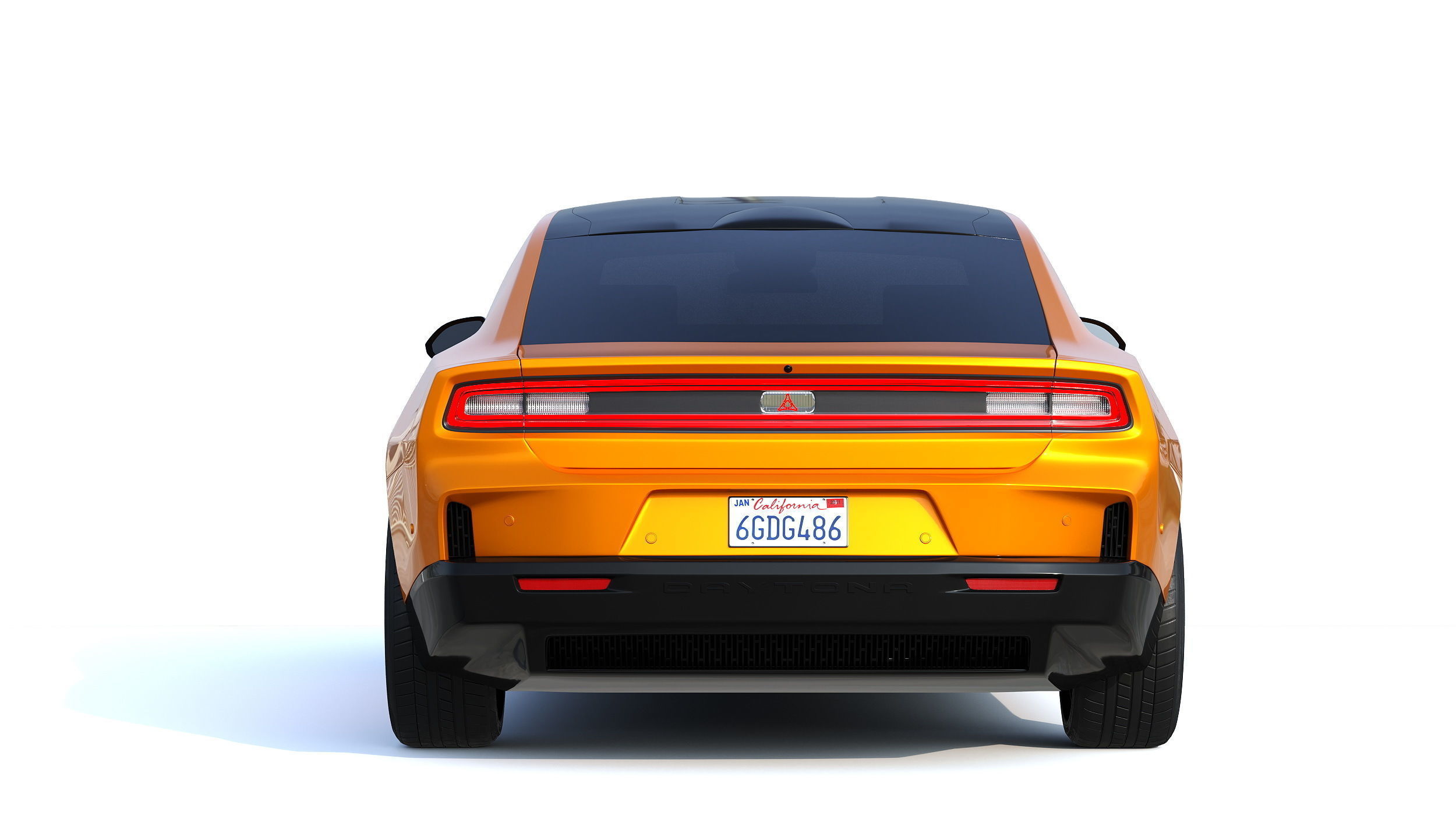 Dodge Charger Daytona 4-door 2025 3D model_3