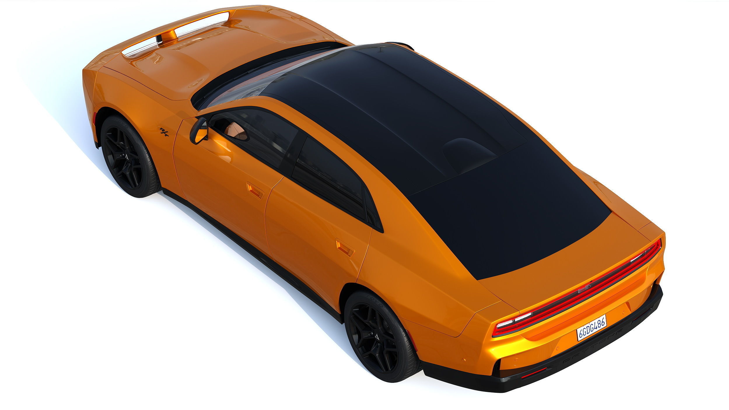 Dodge Charger Daytona 4-door 2025 3D model_5