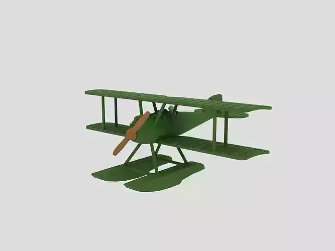 Albatros W4 Germany 3D print model