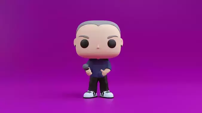 Chester Bennington funko pop from linkin park 3D print model