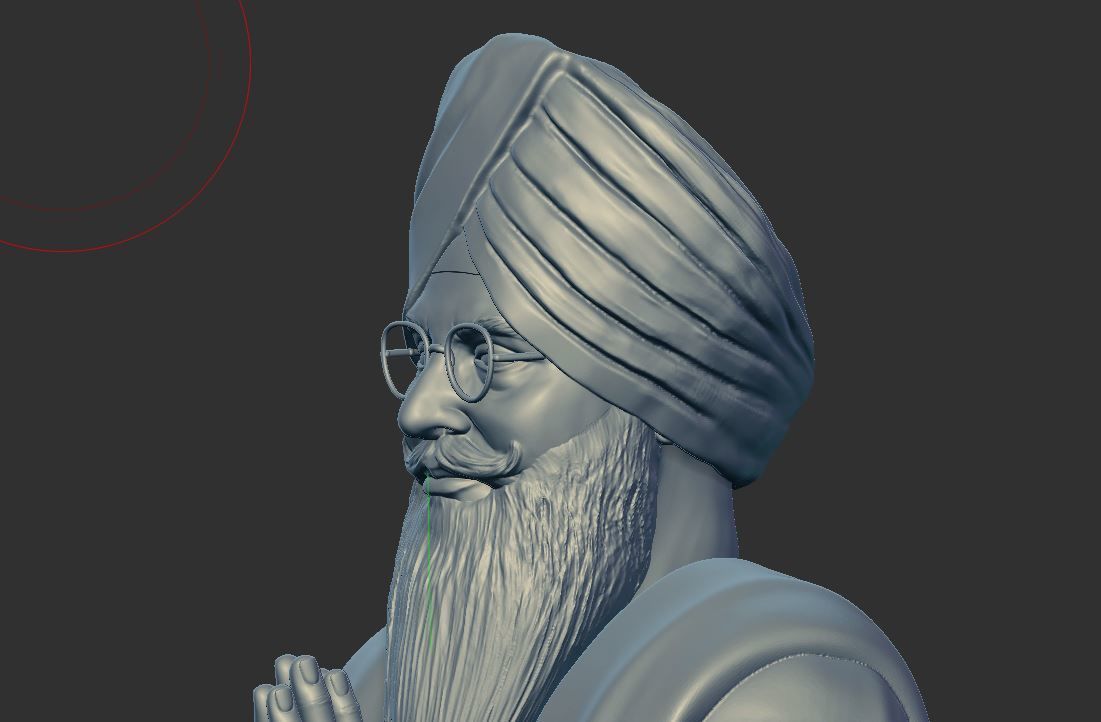 Radha Swami 3D print model_1