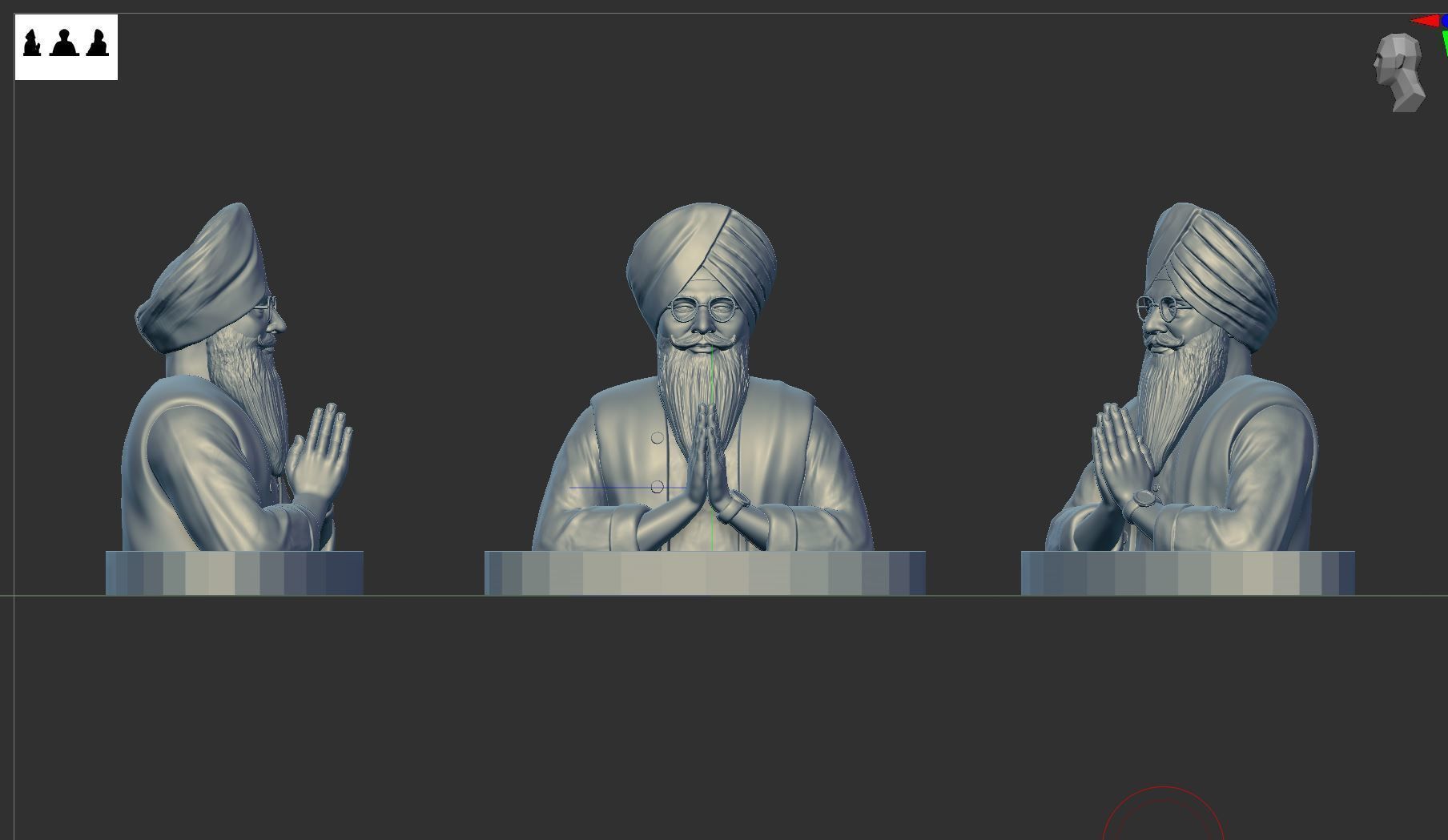 Radha Swami 3D print model_9
