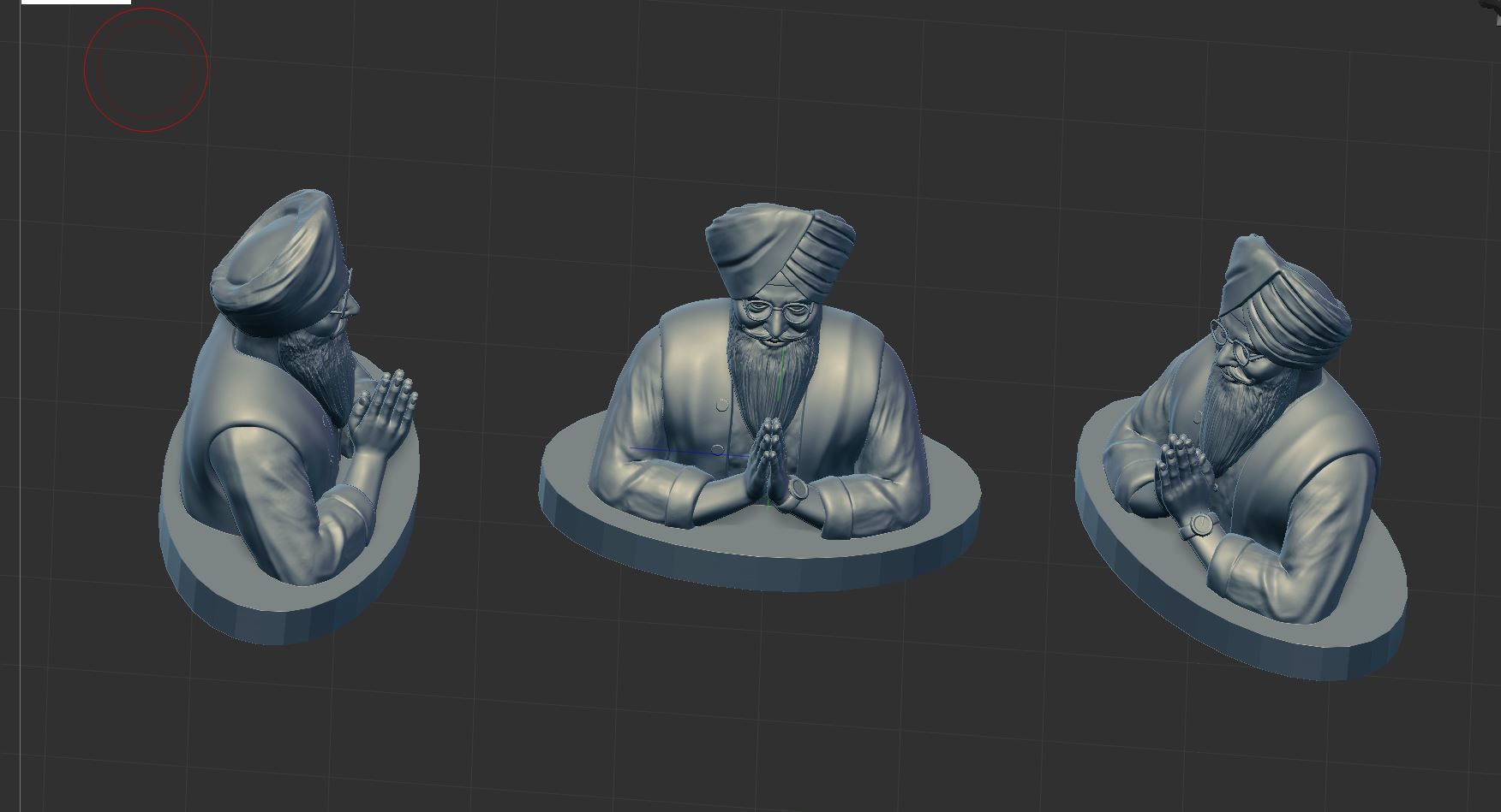 Radha Swami 3D print model_8