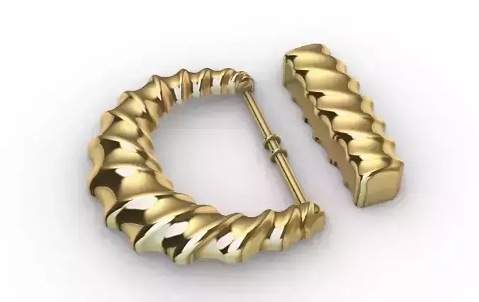 Fashion Buckle Slider for Clothing and Accessories 3D Printable