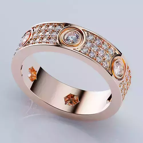 Wedding rings Love Collection All Sizes version 9