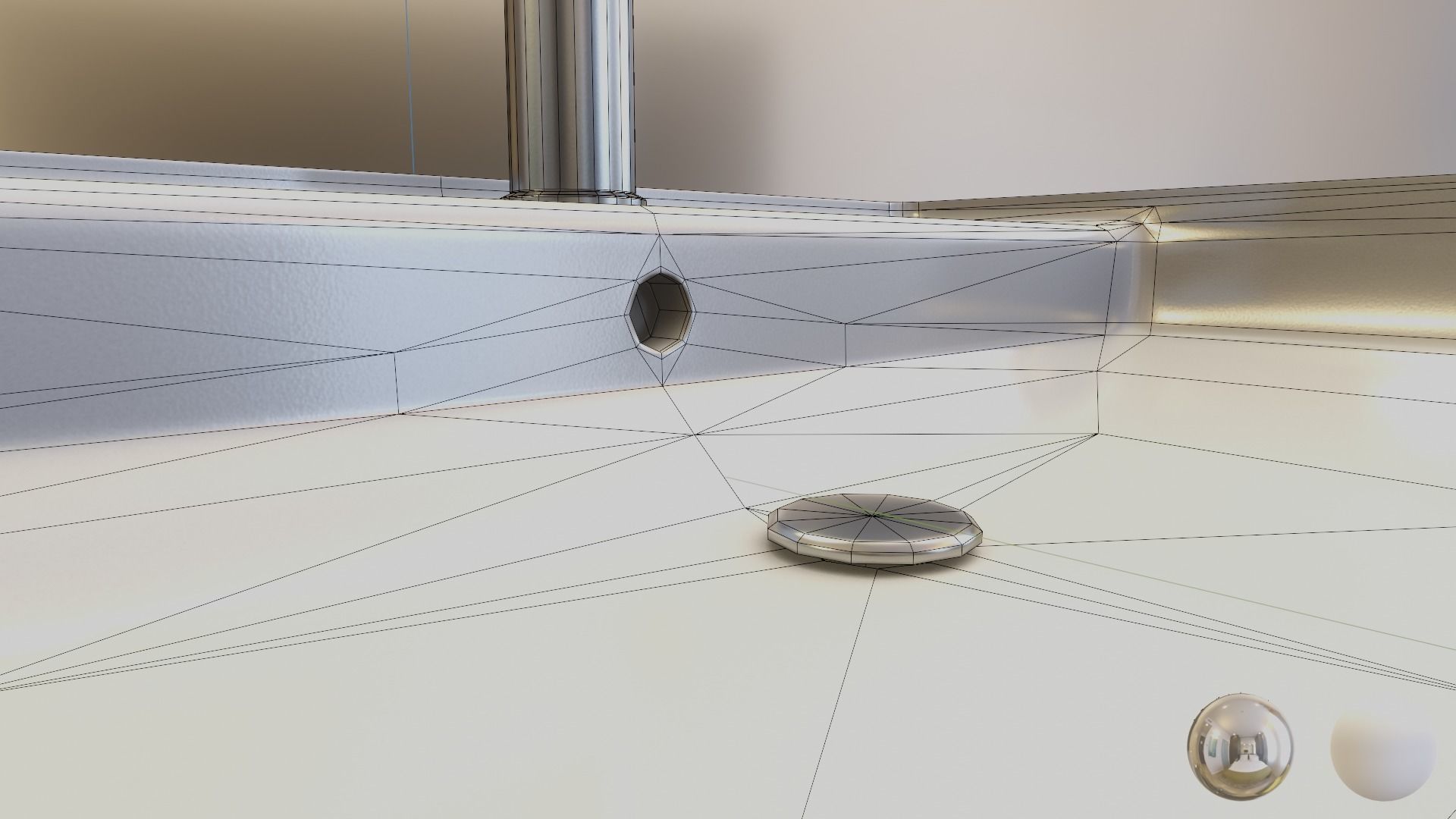 Modern Bathtub and Sink 3D Model Collection_48