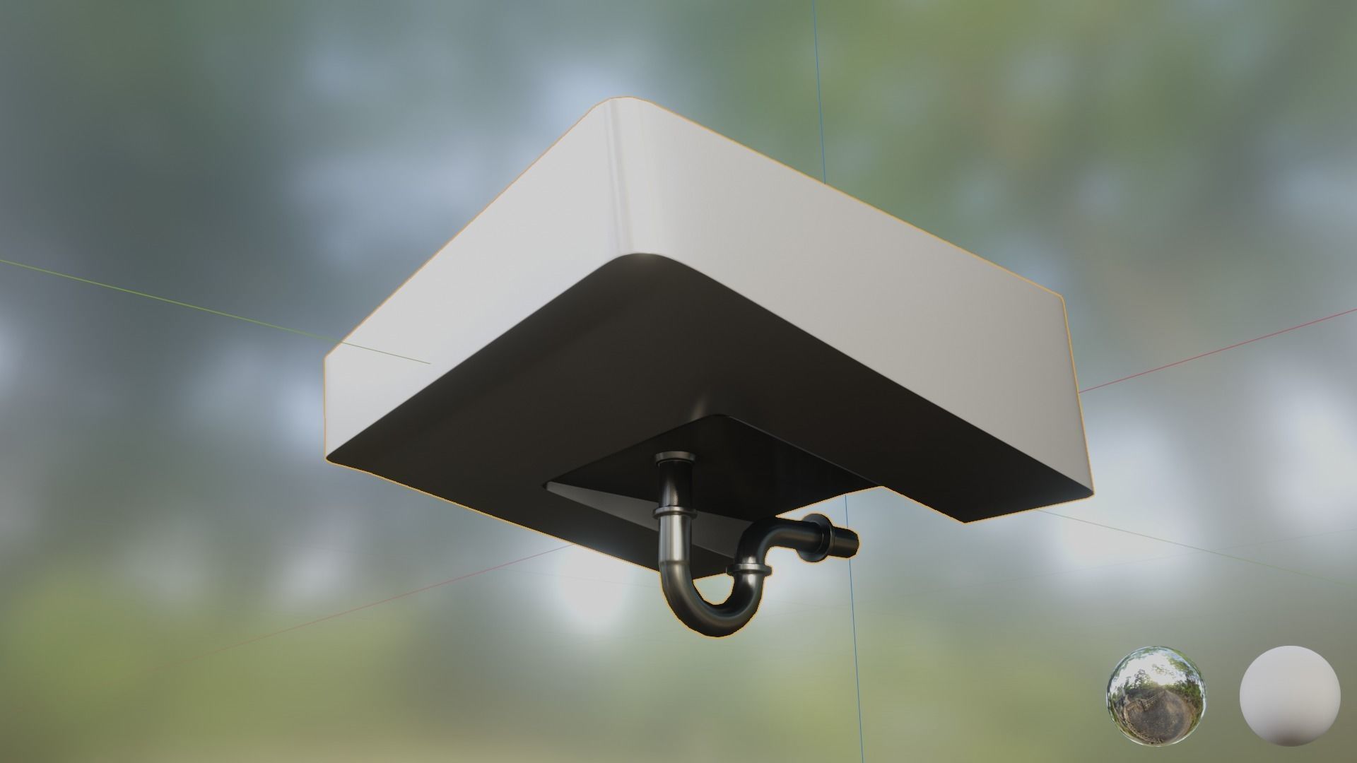 Modern Bathtub and Sink 3D Model Collection_47