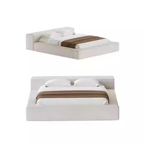 Low bed Casper 3D model