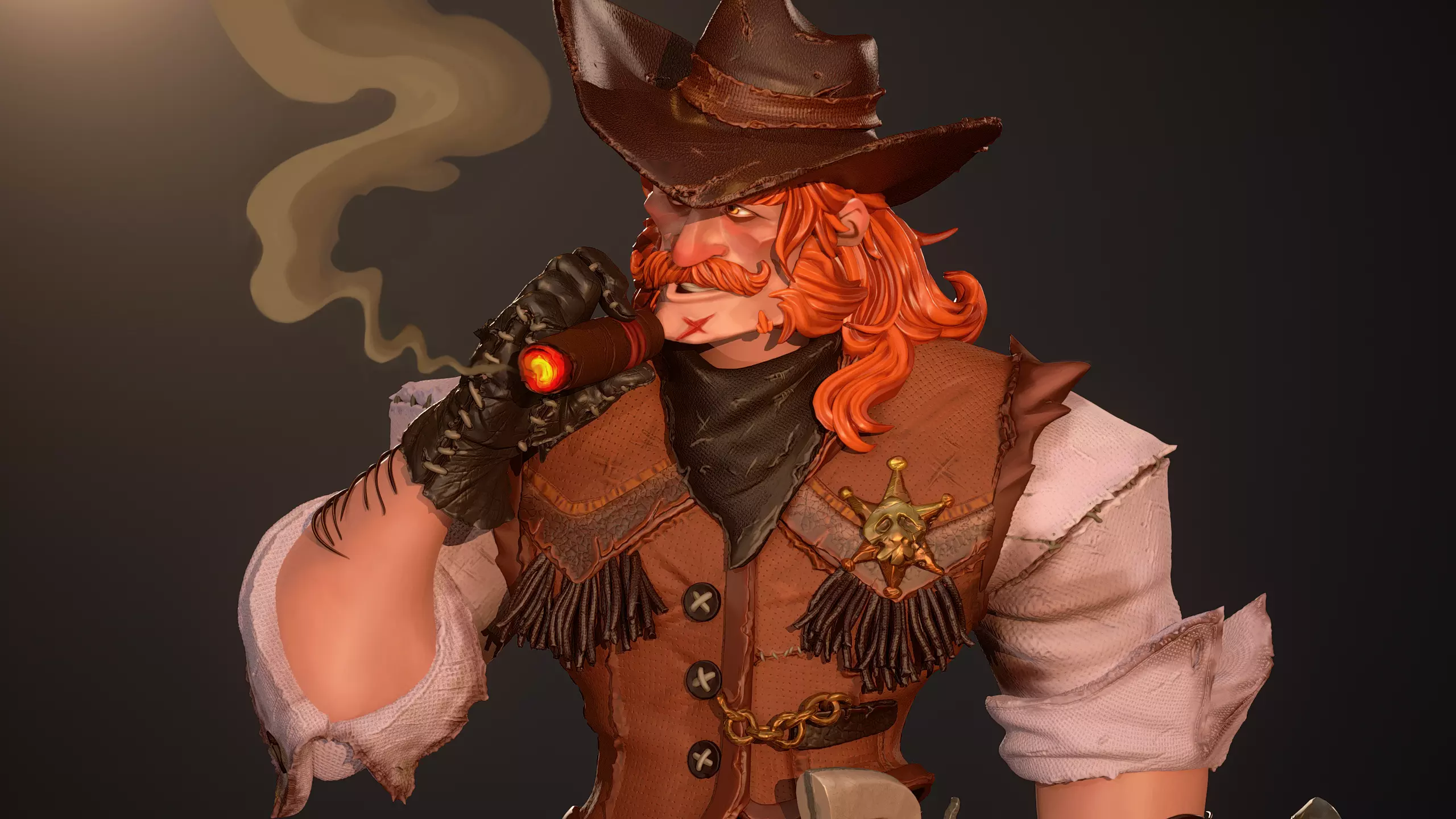 Western Villain 3D print model