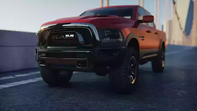 Dodge Ram 1500 3d model 2015 3D model