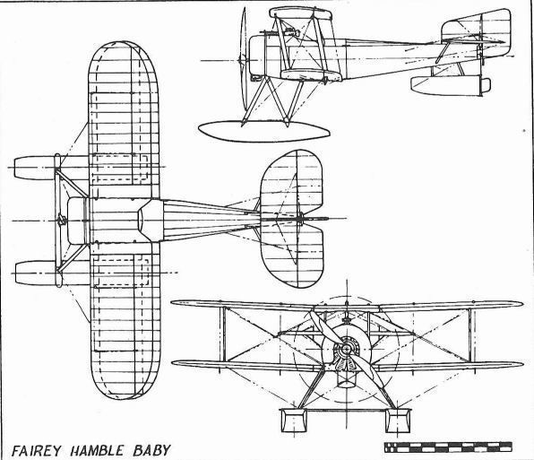 Fairey Hamble Baby Great Britain 3D print model_2