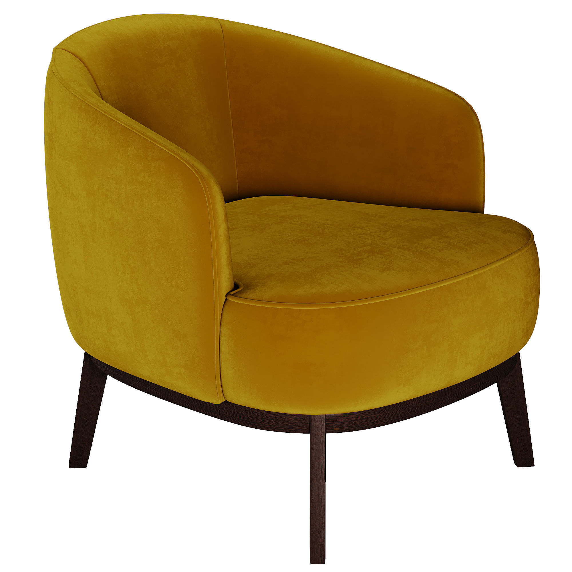 megan armchair 3D model_7