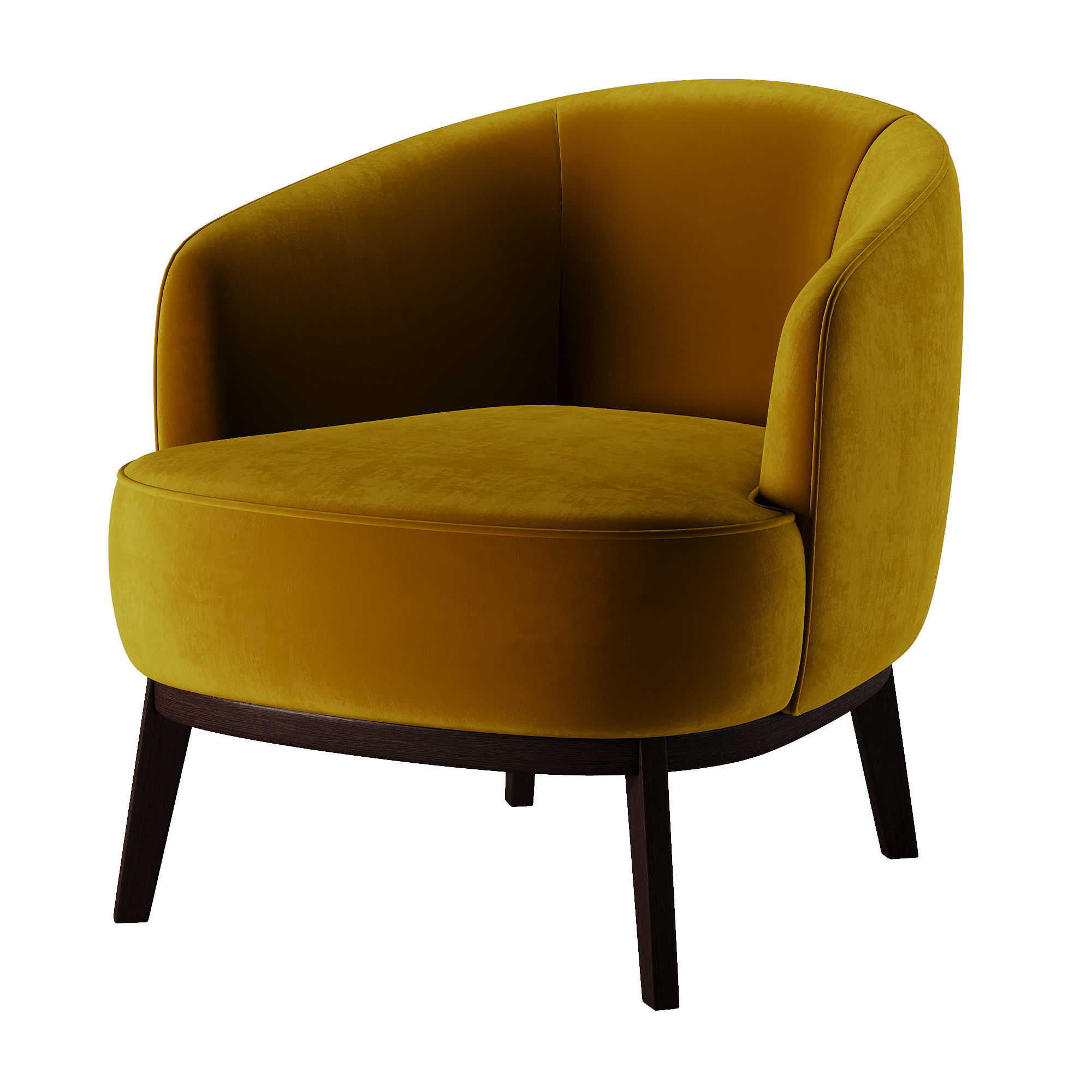 megan armchair 3D model_6