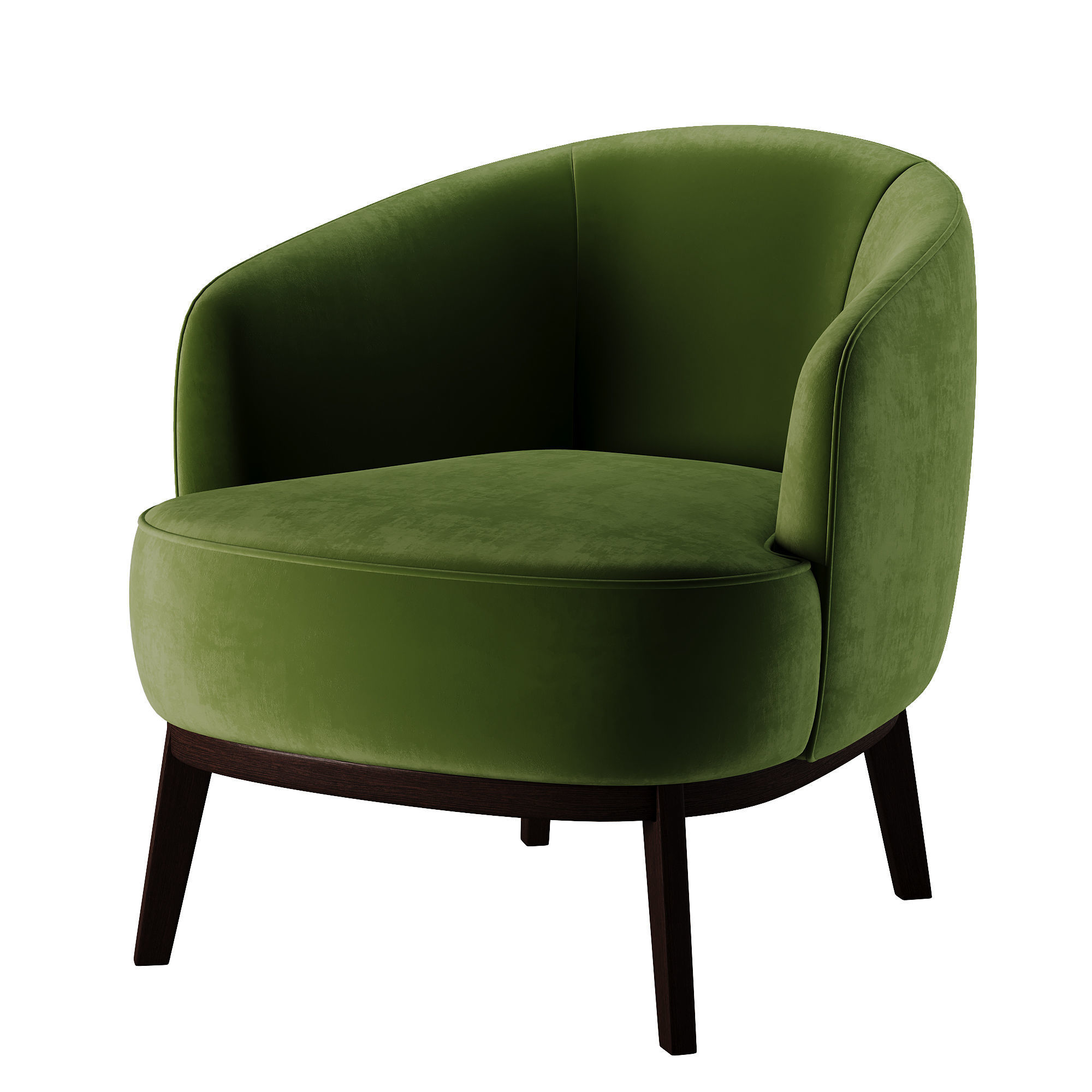 megan armchair 3D model_3