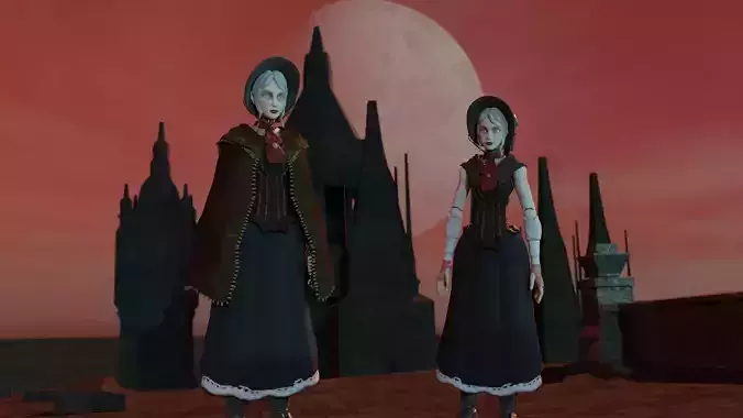 PLAIN DOLL - BLOODBORNE - BJD BALL JOINTED DOLL ACTION FIGURE