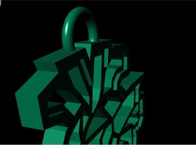 Jewelry Pendant Heart 3D print model 3D print model_4