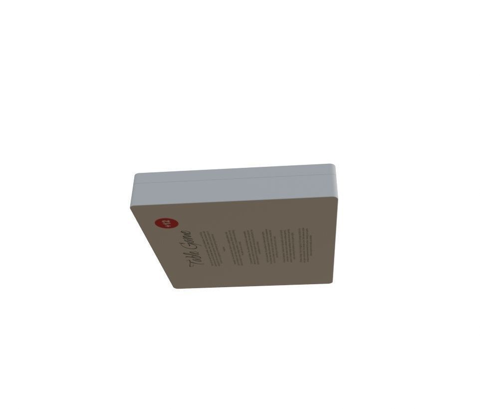 Table games Ludo Low-poly 3D model_1