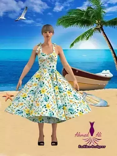 dress design 3D print model