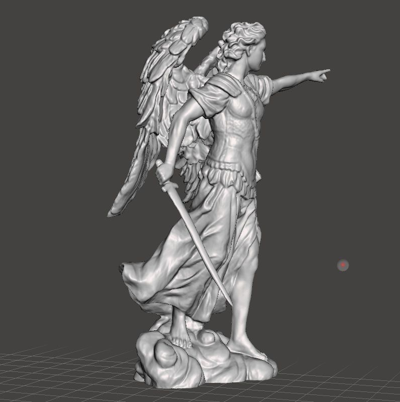 arch angel gabriel 3D print model_3