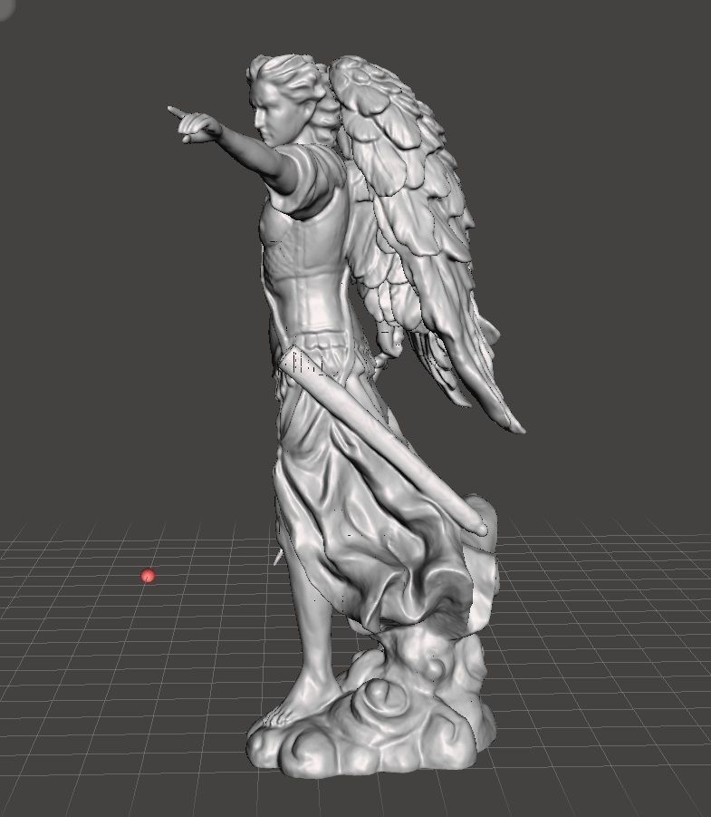 arch angel gabriel 3D print model_1
