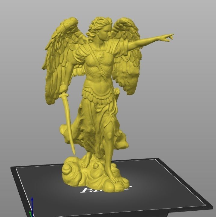 arch angel gabriel 3D print model_5