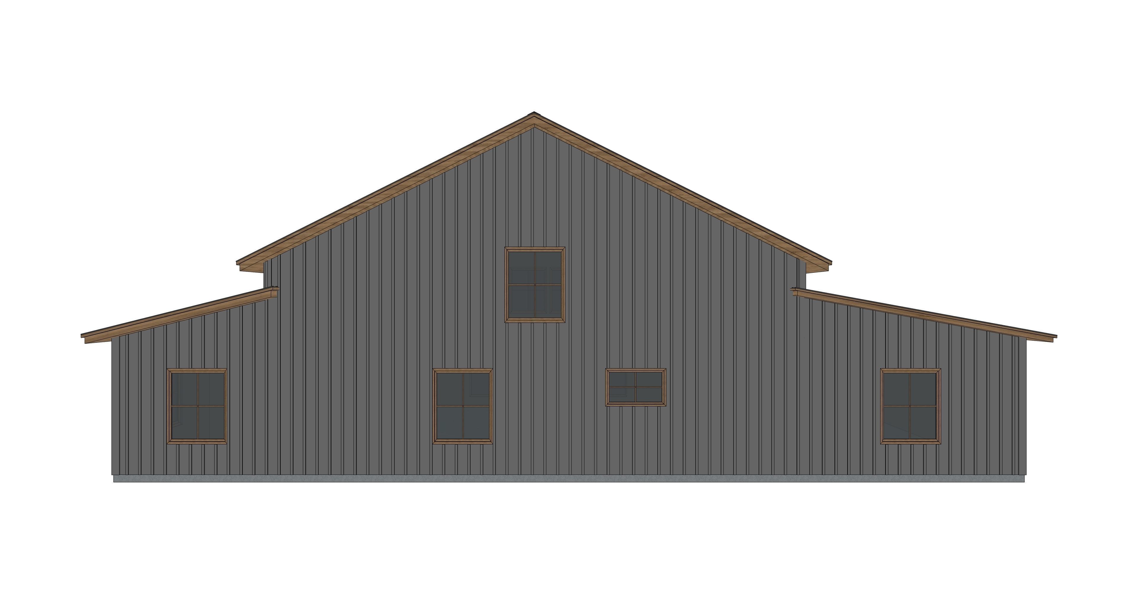 Barndominium House - 020 Low-poly 3D model_2