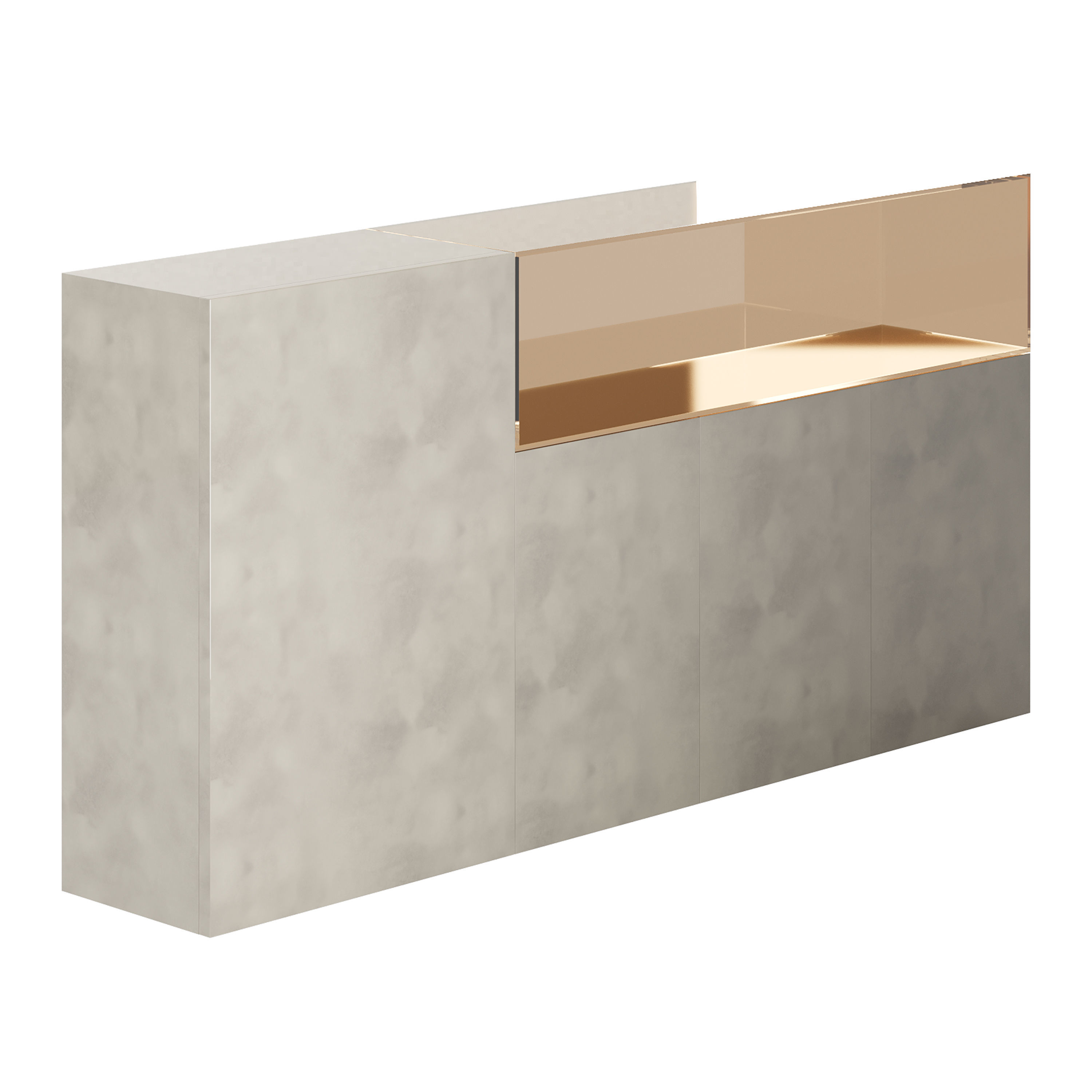 36e8 Glass Sideboard 07 3D model_2