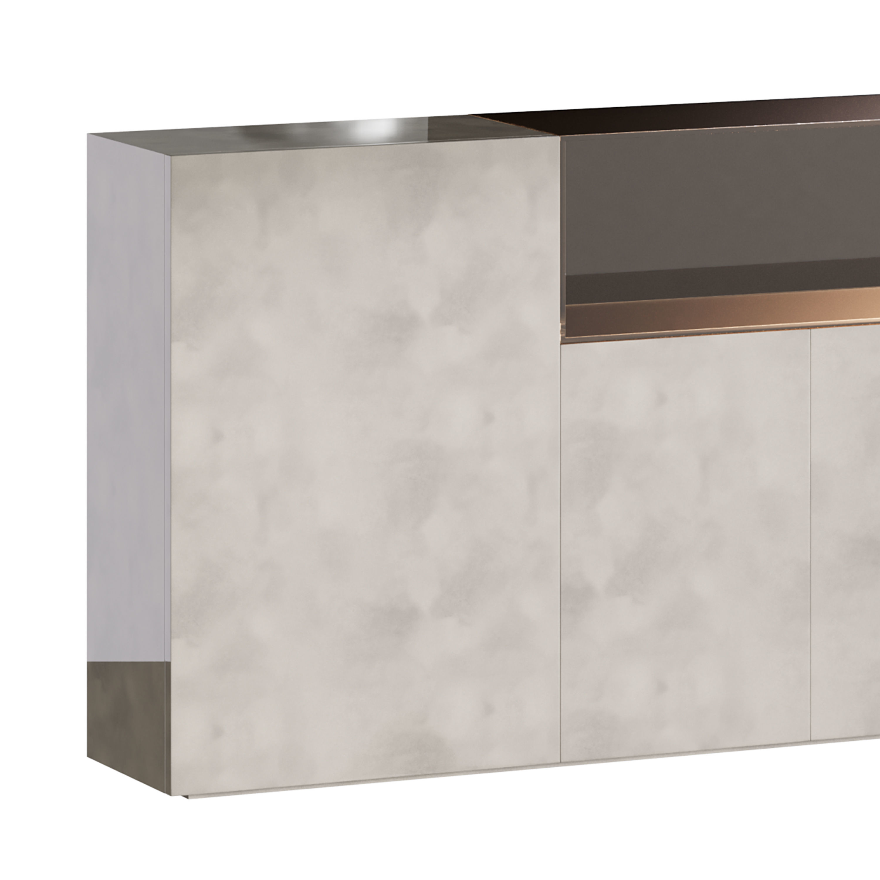 36e8 Glass Sideboard 07 3D model_8