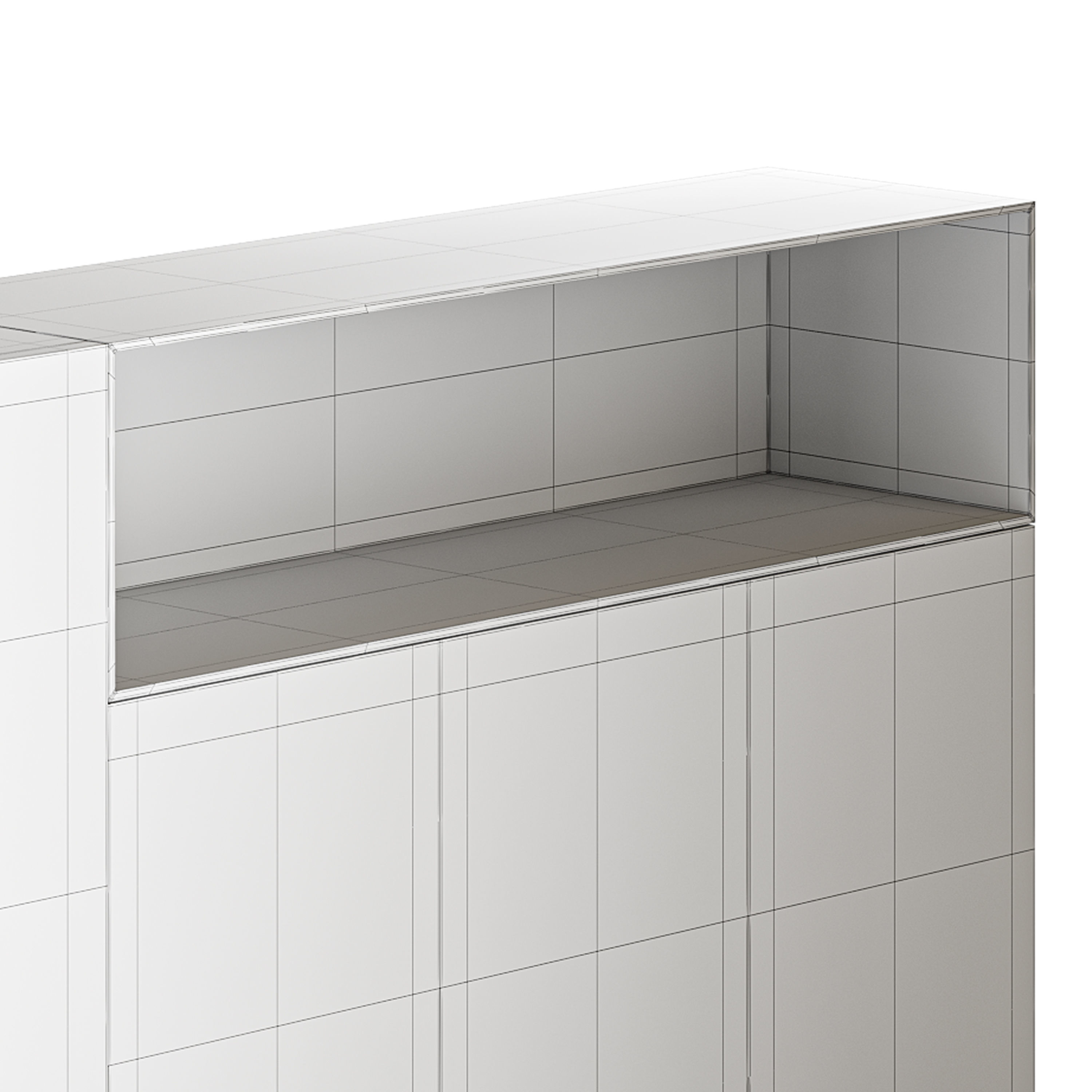 36e8 Glass Sideboard 07 3D model_17