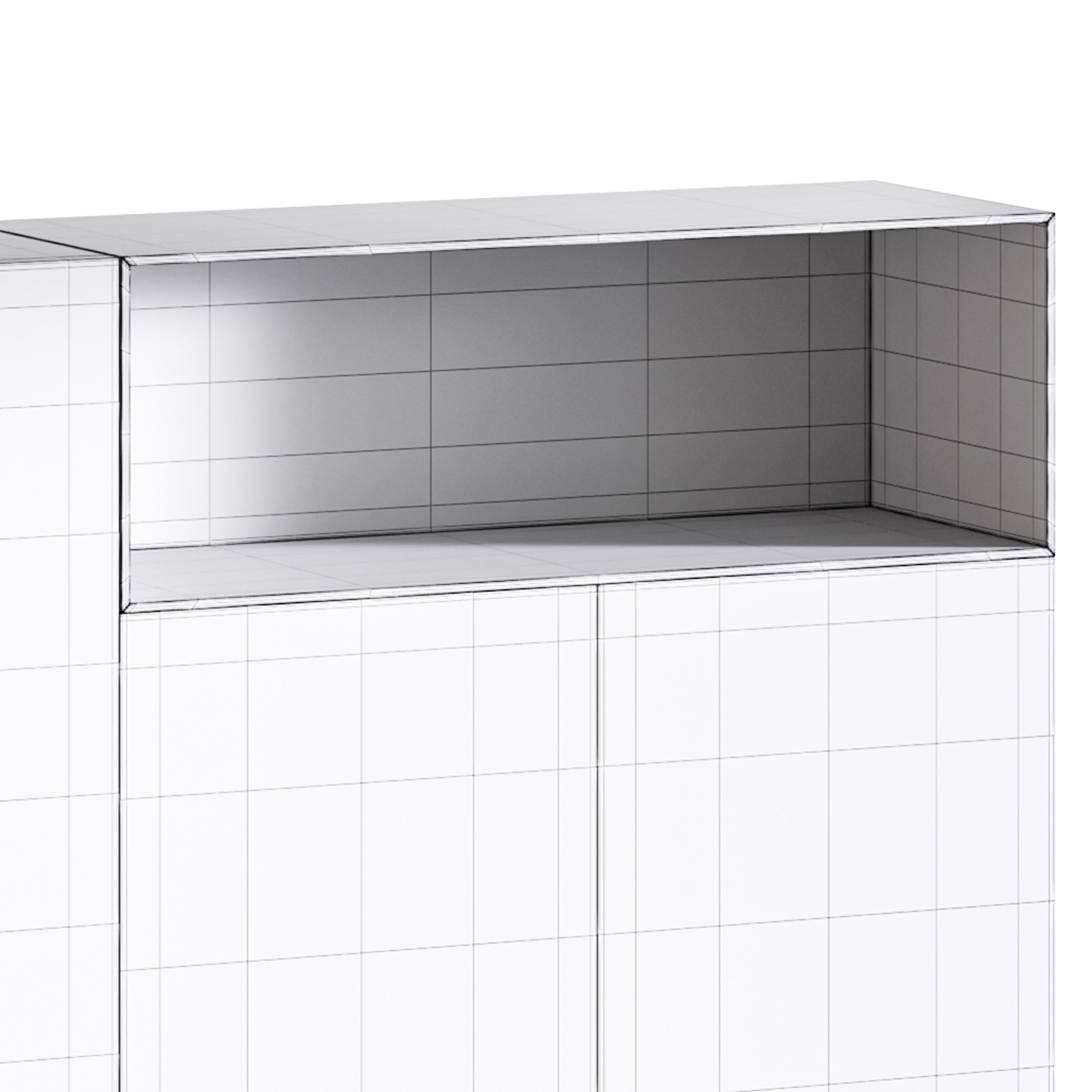 36e8 Glass Sideboard 07 3D model_19