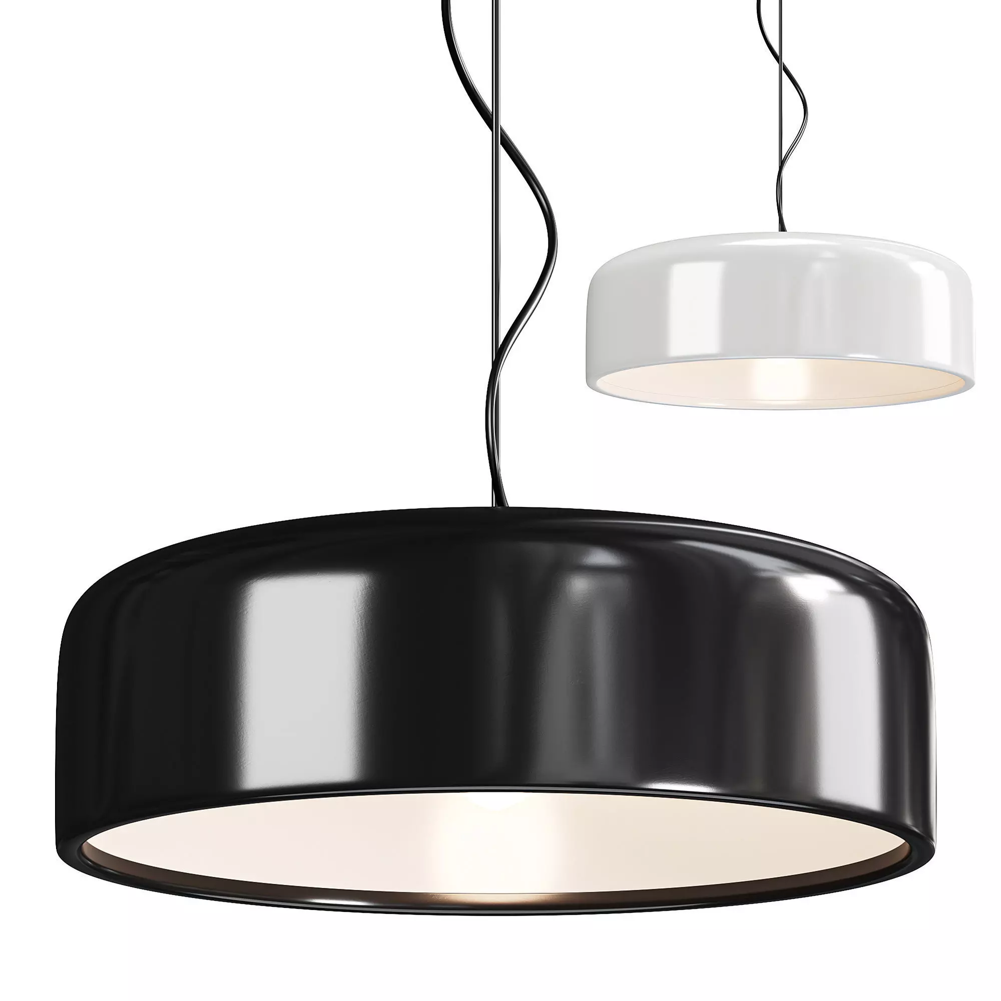 Nordic LED pendant lights 3D model_0