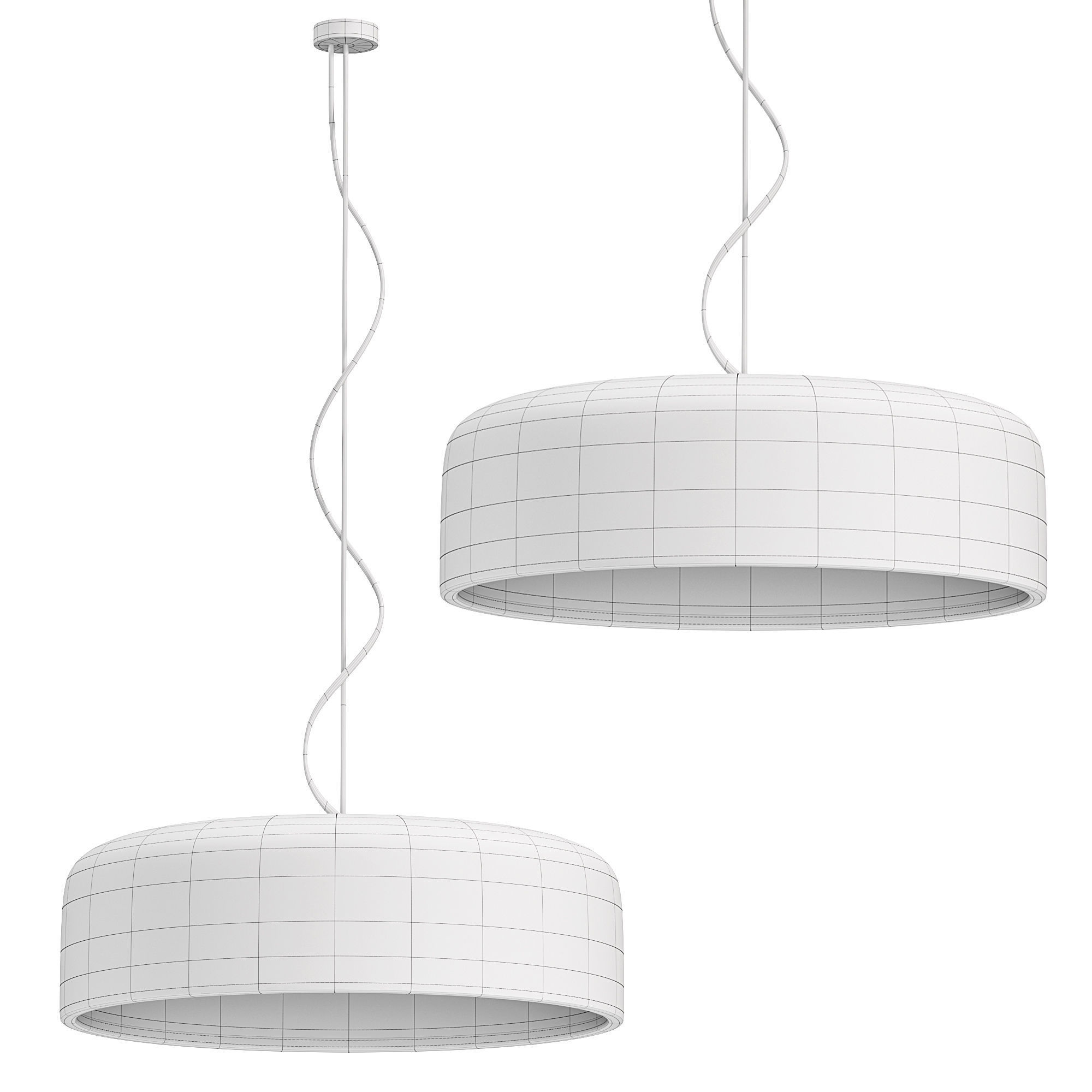 Nordic LED pendant lights 3D model_3