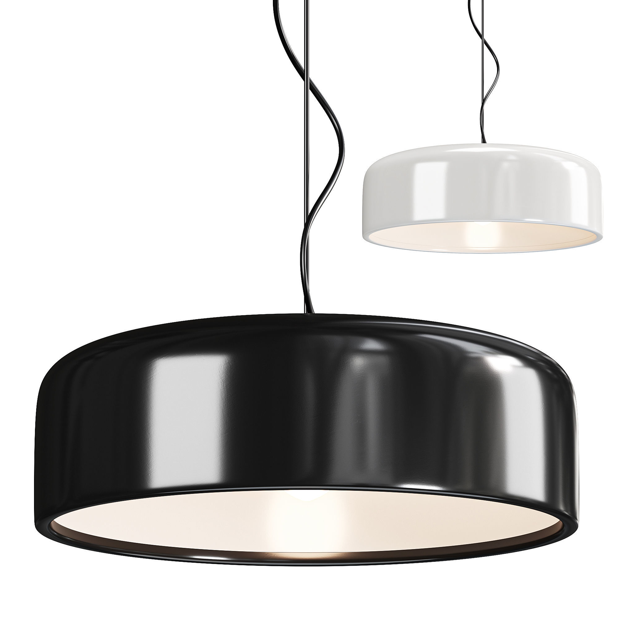 Nordic LED pendant lights 3D model_7