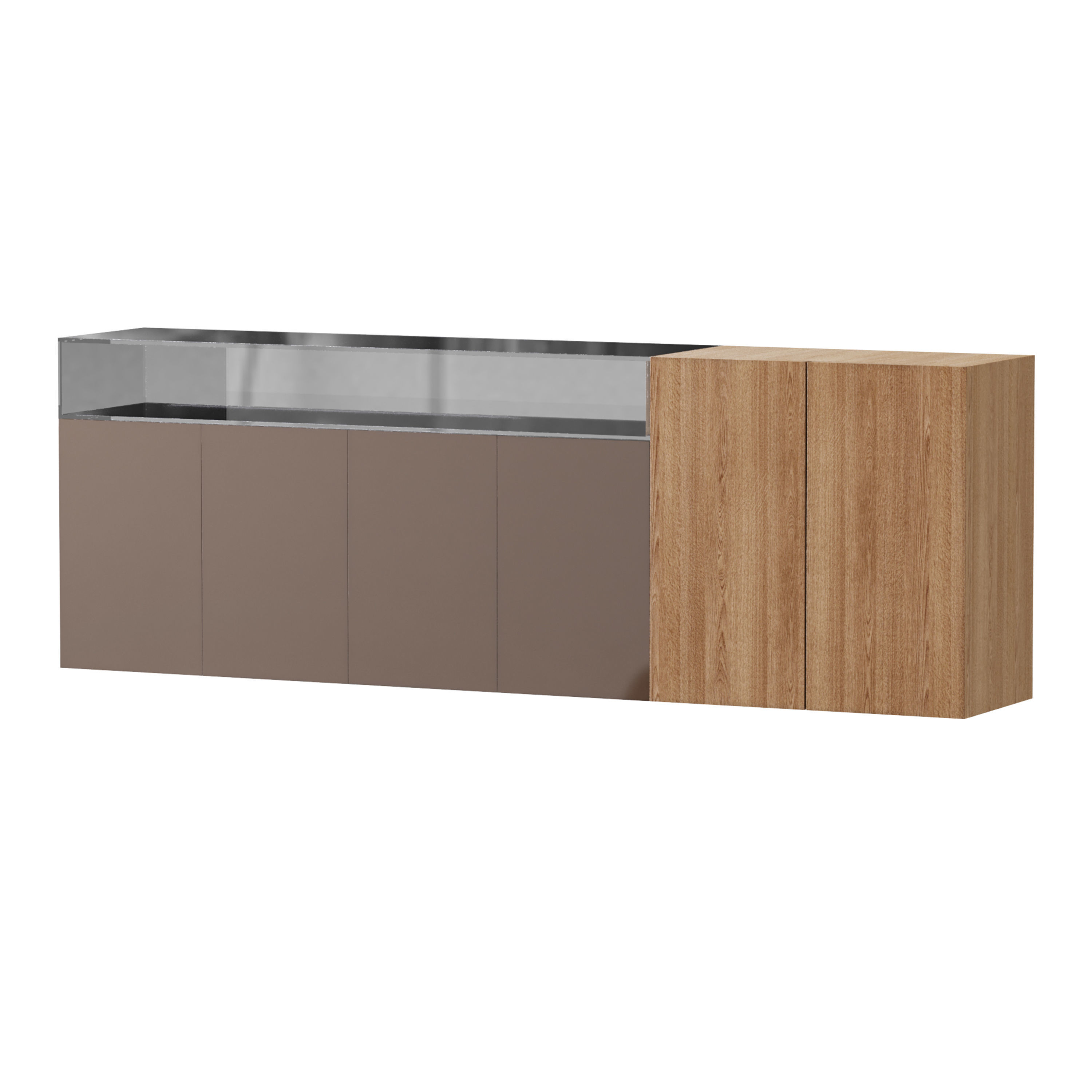 36e8 Glass Sideboard 3D model_6