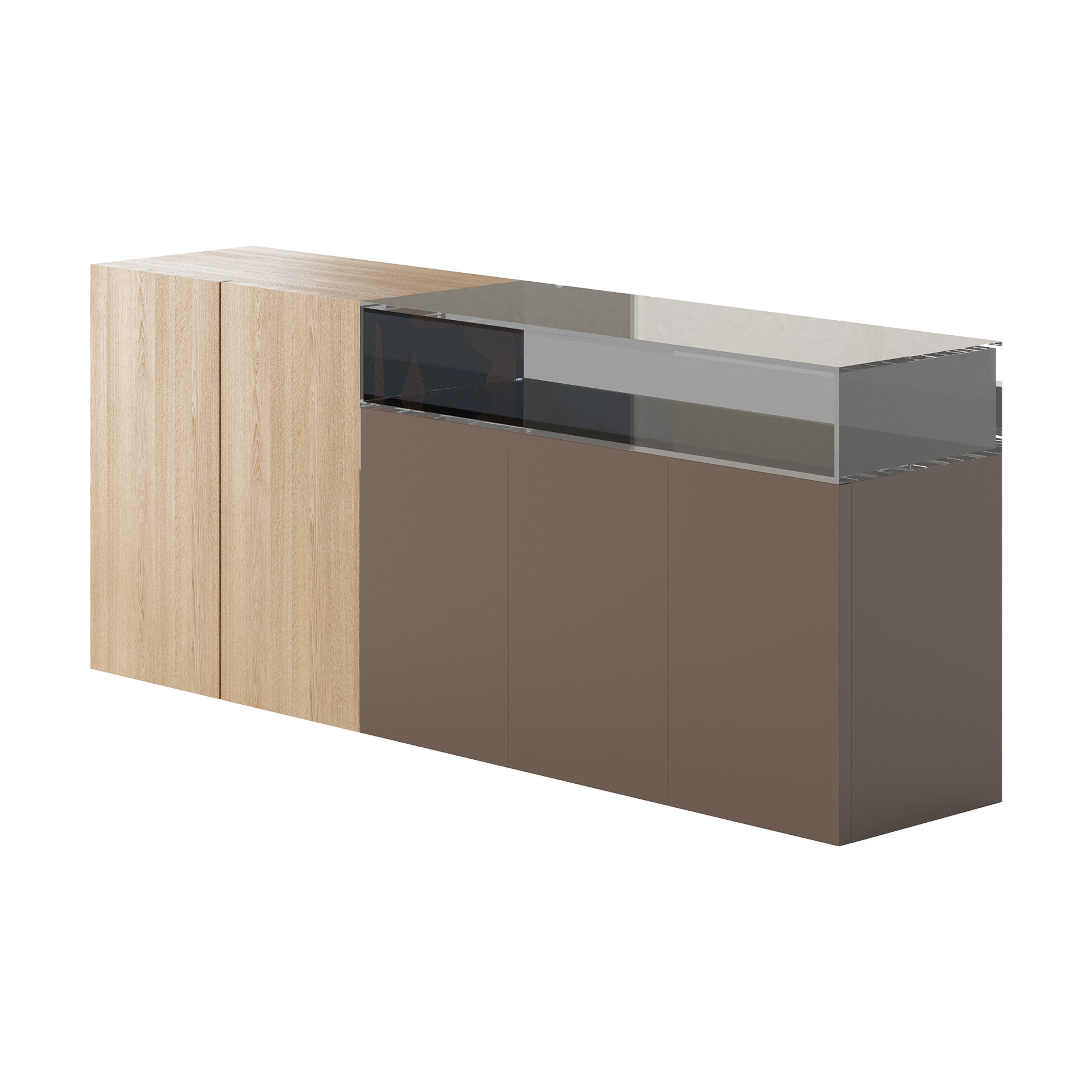 36e8 Glass Sideboard 3D model_1