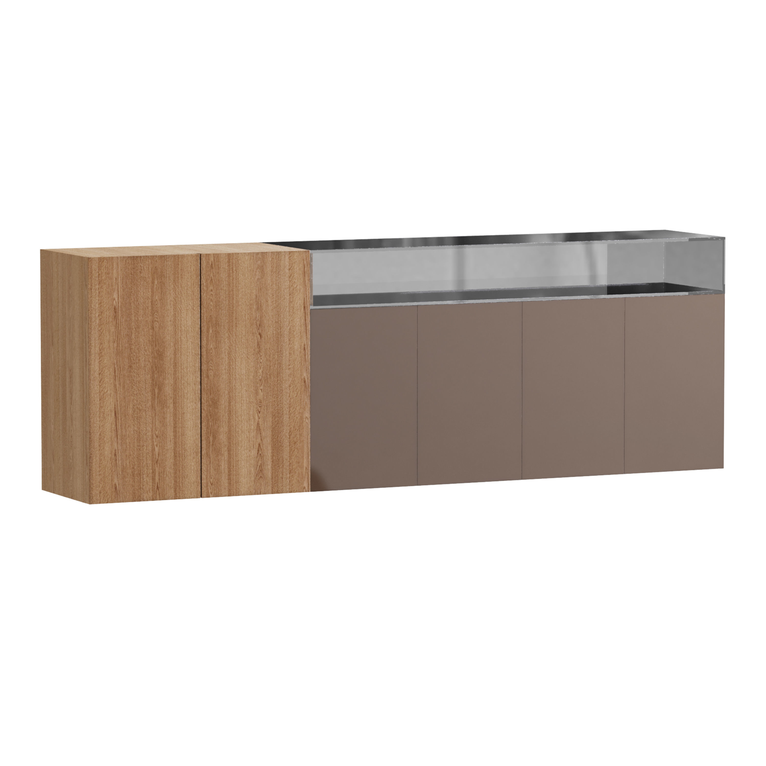 36e8 Glass Sideboard 3D model_7