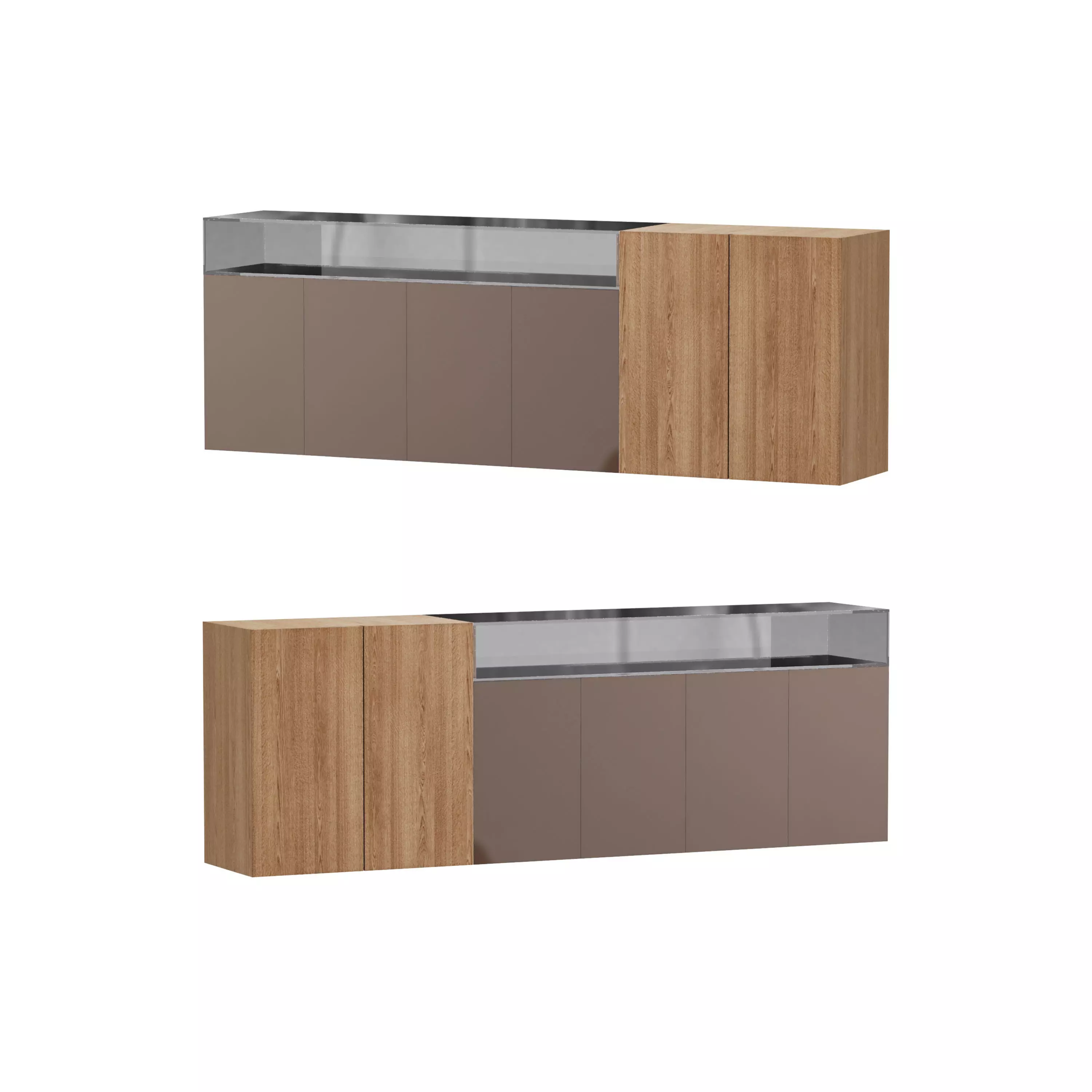 36e8 Glass Sideboard 3D model_0