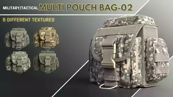 Military and Tactical Multi Pouch Bag 02