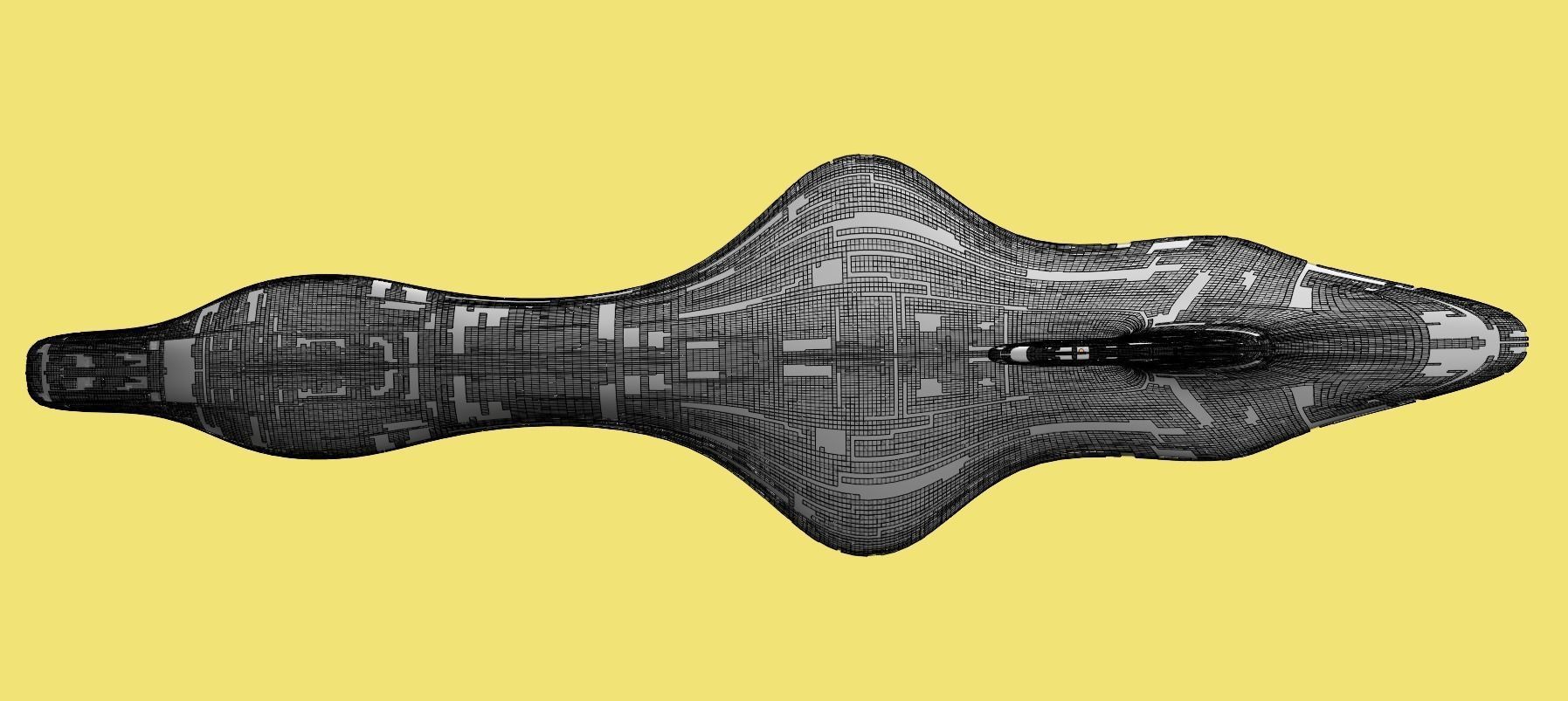 Mothership - Capitalship  3D model_21