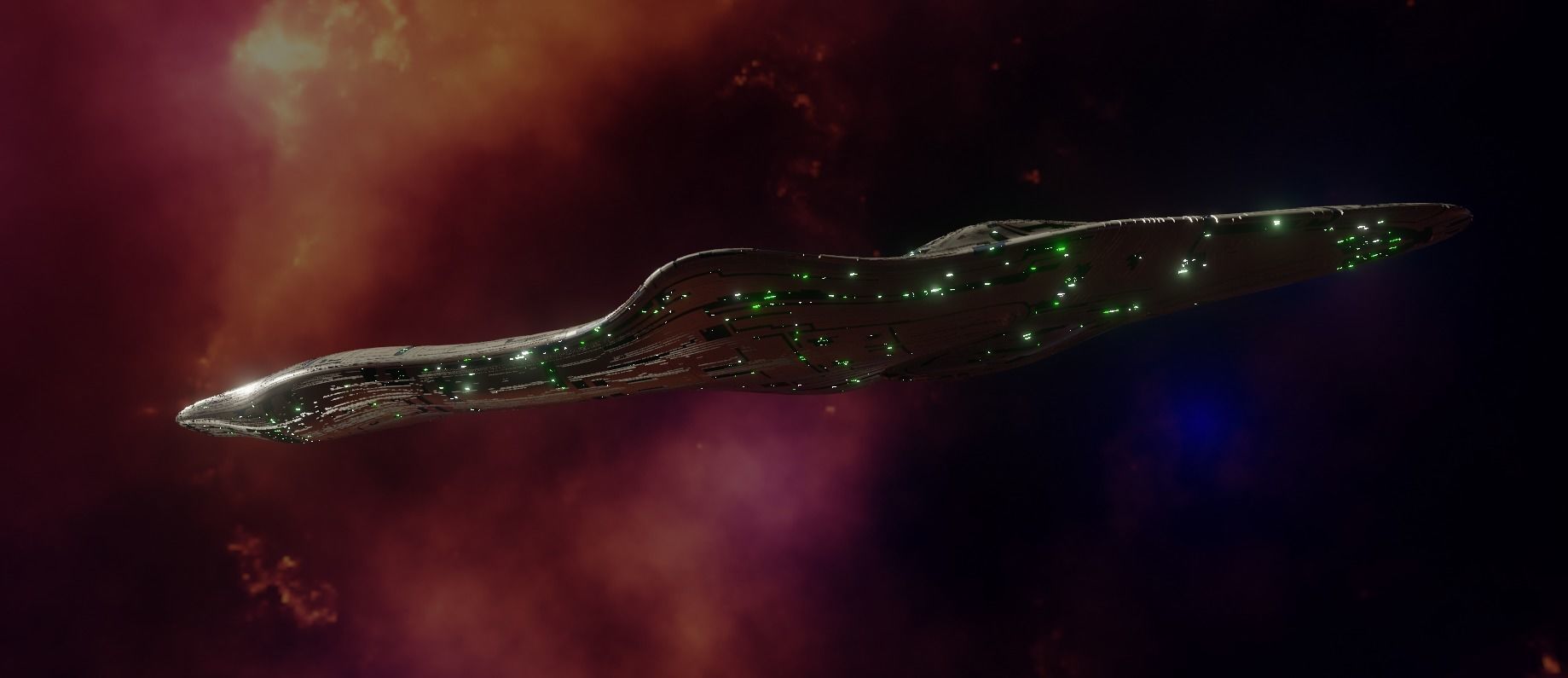 Mothership - Capitalship  3D model_9