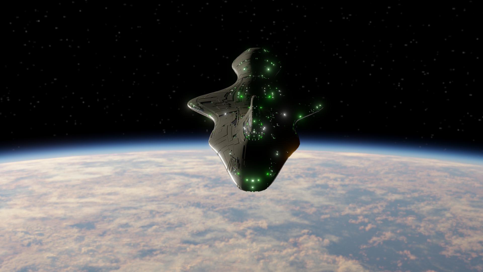 Mothership - Capitalship  3D model_2