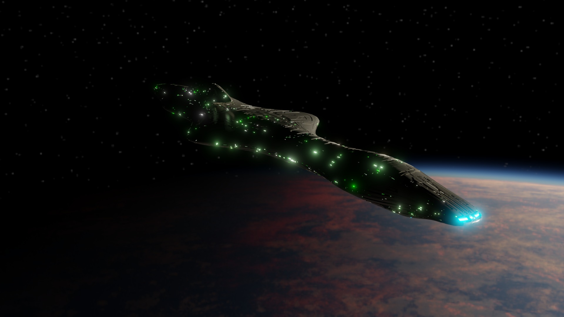 Mothership - Capitalship  3D model_3